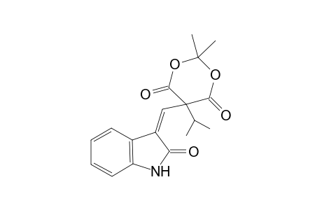 5-Isopropyl-5-[2'-oxo-2',3'-dihydroindilenyl)methyl]]-2,2-dimethyl-1,3'-dioxane-4,6-dione
