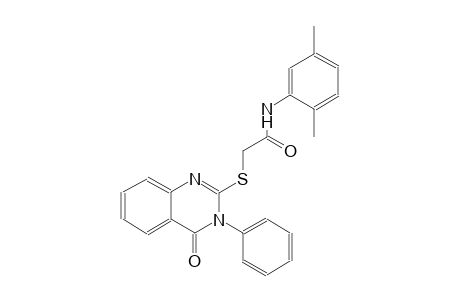 acetamide, 2-[(3,4-dihydro-4-oxo-3-phenyl-2-quinazolinyl)thio]-N-(2,5-dimethylphenyl)-