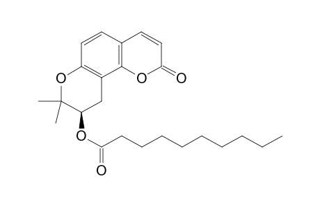 (+)-Decanoyllomatin