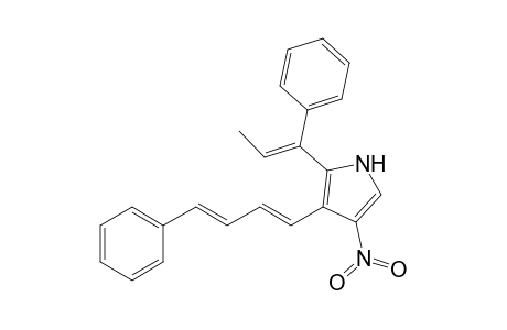 4-Nitro-3-[(1E,3E)-4-phenylbuta-1,3-dienyl]-2-[(E)-1-phenylprop-1-enyl]-1H-pyrrole