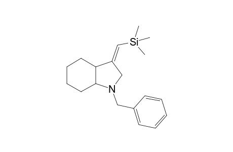 1(3aR*,7aR*)-1-Benzyl-3-((Z)-(trimethylsilyl)methyleneperhydroindole
