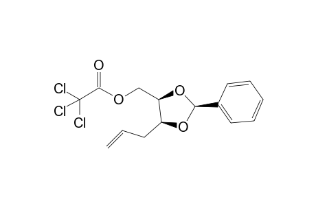 Trichloroacetic acid (2R,3S)-2,3-[(S)-Benzylidenedioxy]hex-5-enyl ester
