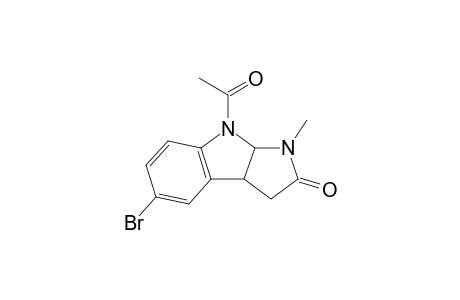 4-Acetyl-7-bromo-3-methyl-3a,8b-dihydro-1H-pyrrolo[2,3-b]indol-2-one