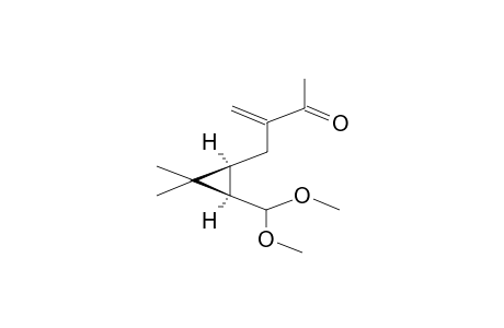 (+)-CIS-1-DIMETHOXYMETHYL-2,2-DIMETHYL-3-(2-METHYLENE-3-OXOBUTYL)CYCLOPROPANE