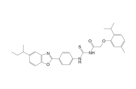 N-[4-(5-sec-butyl-1,3-benzoxazol-2-yl)phenyl]-N'-[(2-isopropyl-5-methylphenoxy)acetyl]thiourea