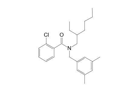 Benzamide, 2-chloro-N-(3,5-dimethylbenzyl)-N-(2-ethylhexyl)-
