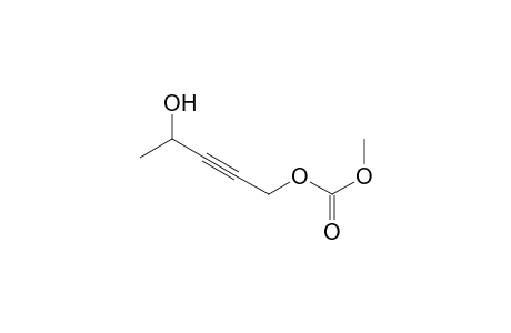 5-(Methoxycarbonyloxy)pent-3-yn-2-ol
