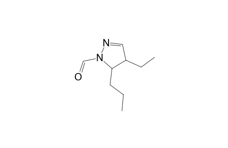1H-Pyrazole-1-carboxaldehyde, 4-ethyl-4,5-dihydro-5-propyl-
