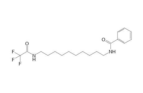 N-benzoyl-N'-trifluoroacetyl-1,10-diaminodecane