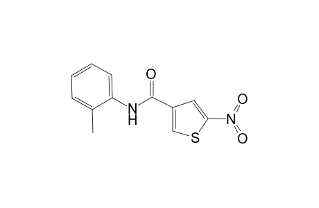 5-Nitro-N-(o-tolyl)thiophene-3-carboxamide