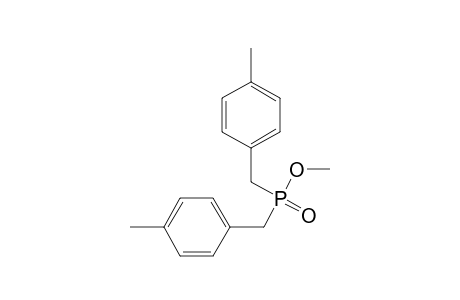 Phosphinic acid, bis[(4-methylphenyl)methyl]-, methyl ester