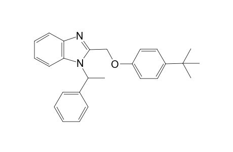 1H-1,3-Benzimidazole, 2-[[4-(1,1-dimethylethyl)phenoxy]methyl]-1-(1-phenylethyl)-