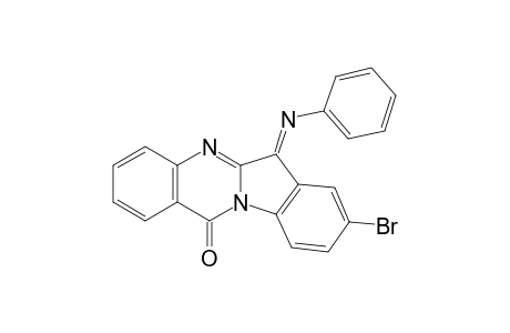 8-Bromo-6-phenylimino-6H-indolo[2,1-b]quinazolin-12-one