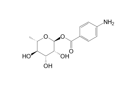 4-Aminobenzoyl .alpha.-L-rhamnopyranoside