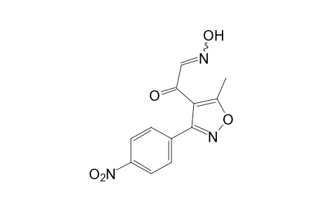 5-methyl-3-(p-nitrophenyl)-4-isoxazoleglyoxylaldehydeoxime