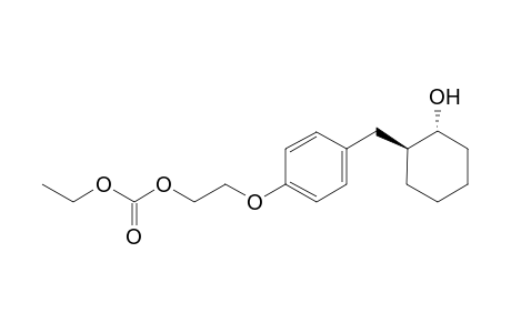 Ethyl (trans)-2-{4'-(2"-hydroxycyclohex-1'-ylmethyl]phenoxy]ethyl}carbonate