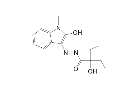 1H-indol-2-ol, 3-[(E)-(2-ethyl-2-hydroxy-1-oxobutyl)azo]-1-methyl-