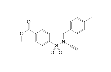 Methyl 4-(N-ethynyl-N-(4-methylbenzyl)sulfamoyl)benzoate