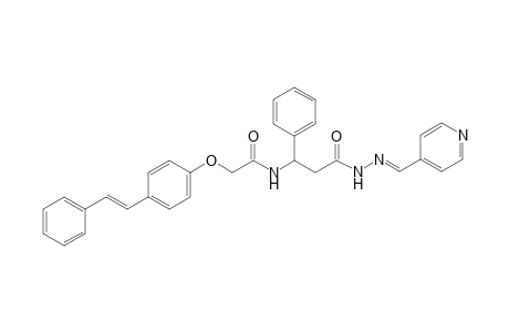 .alpha.-[(4'-Pyridyl)imino]aminocarbonyl}methyl- .alpha.-[4'-stilbenyloxymethyl)aminocarbonyl]toluene