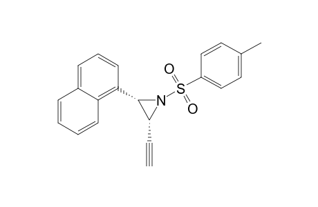 cis-N-Tosyl-3-(1-naphthyl)-2-acetylenylaziridine