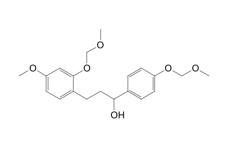 3-[4-methoxy-2-(methoxymethoxy)phenyl]-1-[4-(methoxymethoxy)phenyl]-1-propanol