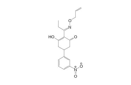 2-Cyclohexen-1-one, 3-hydroxy-5-(3-nitrophenyl)-2-[1-[(2-propenyloxy)imino]propyl]-
