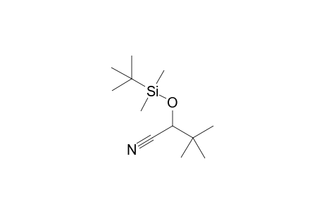 2-tert-Butyldimethylsiloxy-3,3-dimethylbutyrronitrile