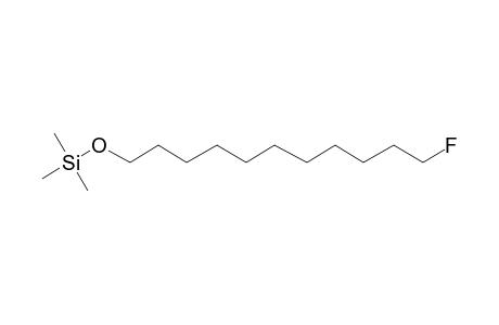 11-Fluoroundecan-1-ol, tms derivative