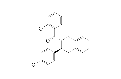 3-(4-CHLOROPHENYL)-1,2,3,4-TETRAHYDRO-2-NAPHTHYL-2-HYDROXYPHENYL-KETONE