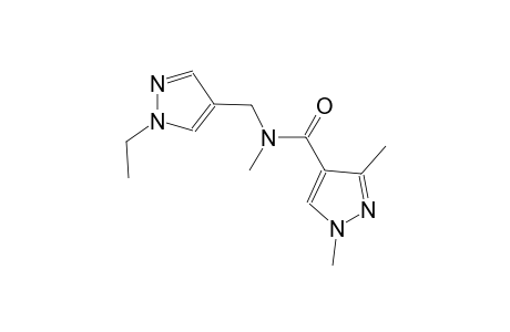 N-[(1-ethyl-1H-pyrazol-4-yl)methyl]-N,1,3-trimethyl-1H-pyrazole-4-carboxamide