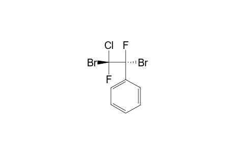 ERYTHRO-1-CHLORO-1,2-DIBROMO-1,2-DIFLUORO-2-PHENYL-ETHANE