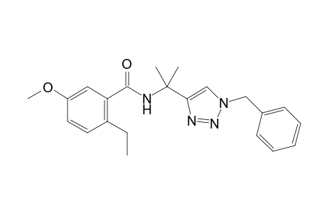 N-[2-(1-Benzyl-1H-1,2,3-triazol-4-yl)propan-2-yl]-2-ethyl-5-methoxybenzamide