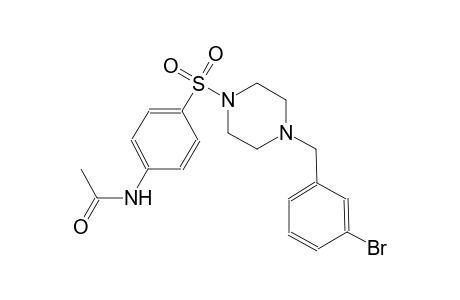 acetamide, N-[4-[[4-[(3-bromophenyl)methyl]-1-piperazinyl]sulfonyl]phenyl]-