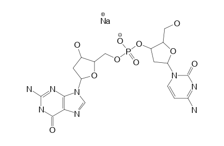 DEOXYCYTIDYLYL-(3',5')-GUANOSINE;SODIUM-SALT