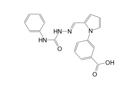 3-(2-{(E)-[(anilinocarbonyl)hydrazono]methyl}-1H-pyrrol-1-yl)benzoic acid