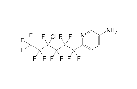 3-Amino-6-(4-chlorododecafluorohexyl)pyridine