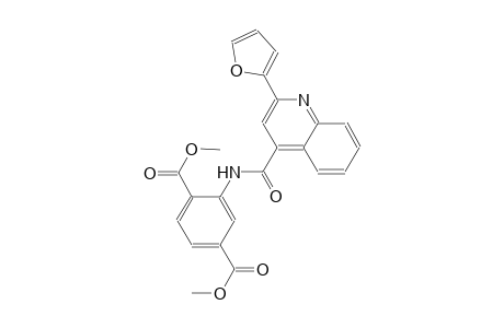 dimethyl 2-({[2-(2-furyl)-4-quinolinyl]carbonyl}amino)terephthalate