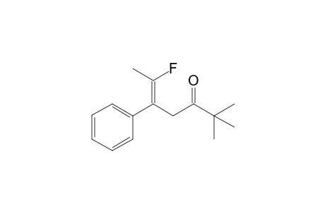 6-Fluoro-2,2-dimethyl-5-phenylhept-5-en-3-one