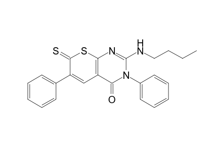 2-N-Butylamino-3,6-diphenyl-7-thioxo-3H-thiino[2,3-d]pyrimidine-4-one