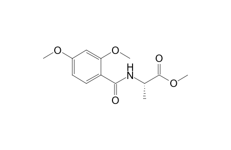 (2S)-2-[(2,4-dimethoxybenzoyl)amino]propionic acid methyl ester