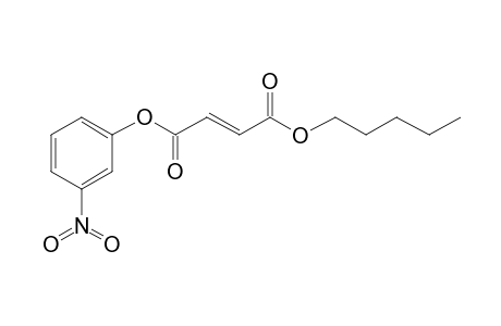 Fumaric acid, 3-nitrophenyl pentyl ester