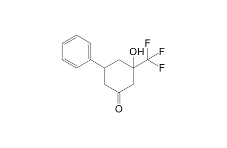 3-Hydroxy-5-phenyl-3-(trifluoromethyl)cyclohexanone
