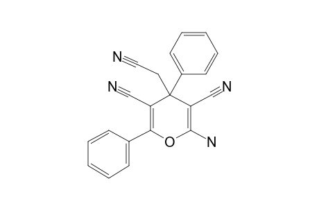 2-Amino-3,5-dicyano-4-cyanomethyl-4,6-diphenyl-4H-pyran