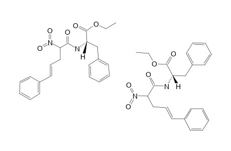 ETHYL-N-[2-NITRO-2-(3-PHENYLPROP-2-EN-1-YL)-ACETYL]-L-PHENYLALANINATE;ETHYL-N-(2-NITRO-5-PHENYLPENT-4-ENOYL)-L-PHENYLALANINATE