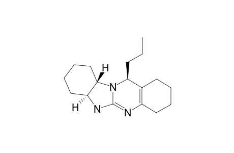 TRANS-6A-ALPHA-12-BETA-PROPYL-1,2,3,4,5,6A,7,8,9,10,10A,12-DODECAHYDROBENZIMIDAZO-[2,1-B]-QUINAZOLINE