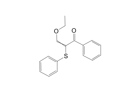 3-Ethoxy-1-phenyl-2-( phenylsulfanyl)prop-2-en-1-one