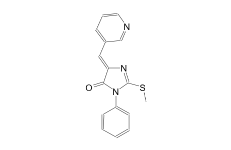 (5Z)-2-(methylsulfanyl)-3-phenyl-5-(3-pyridinylmethylene)-3,5-dihydro-4H-imidazol-4-one