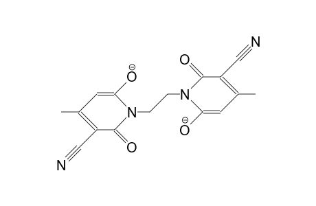 1,2-Bis(3-cyano-6-hydroxy-4-methyl-2-oxo-1,2-dihydro-1-pyridyl)-ethane dianion