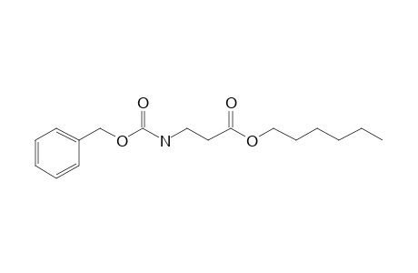 .beta.-Alanine, N-benzyloxycarbonyl-, hexyl ester