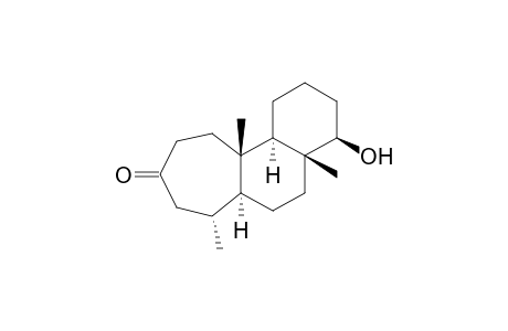 (4R,4aR,6aS,7R,11aS,11bR)-4-(Hydroxy)-4a,7,11a-trimethyl-tetradecahydro-9H-cyclohepta[a]naphthalen-9-one